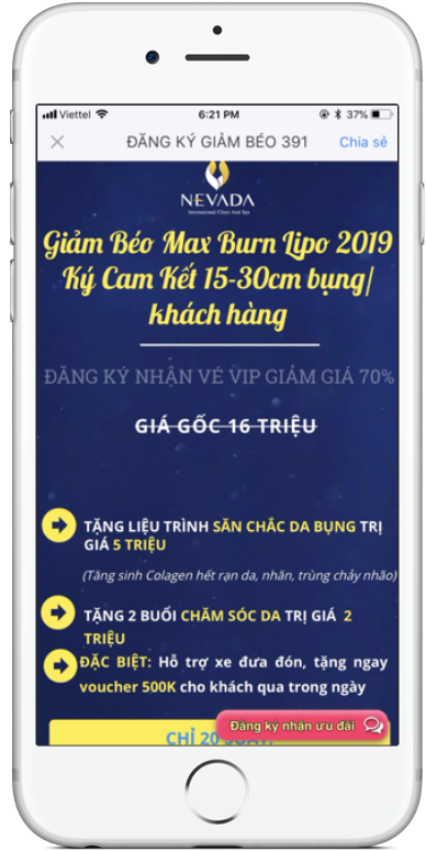 quang cao website.