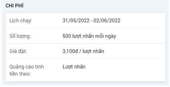 Chi phí quảng cáo