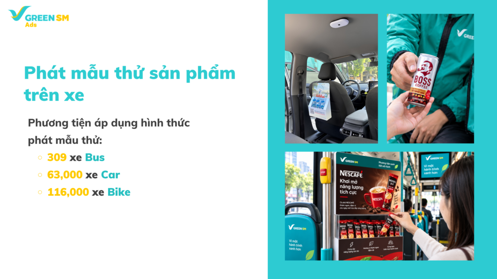 hình thức quảng cáo trên hệ sinh thái Green SM