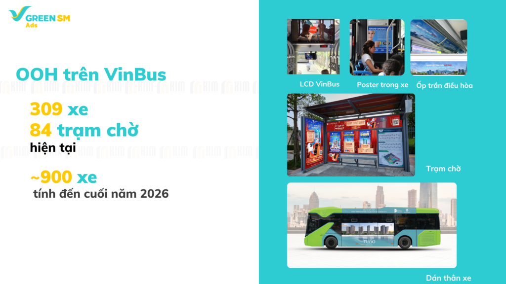 hình thức quảng cáo trên hệ sinh thái Green SM